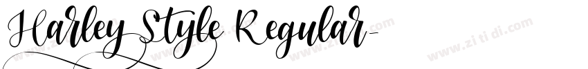 Harley Style Regular字体转换